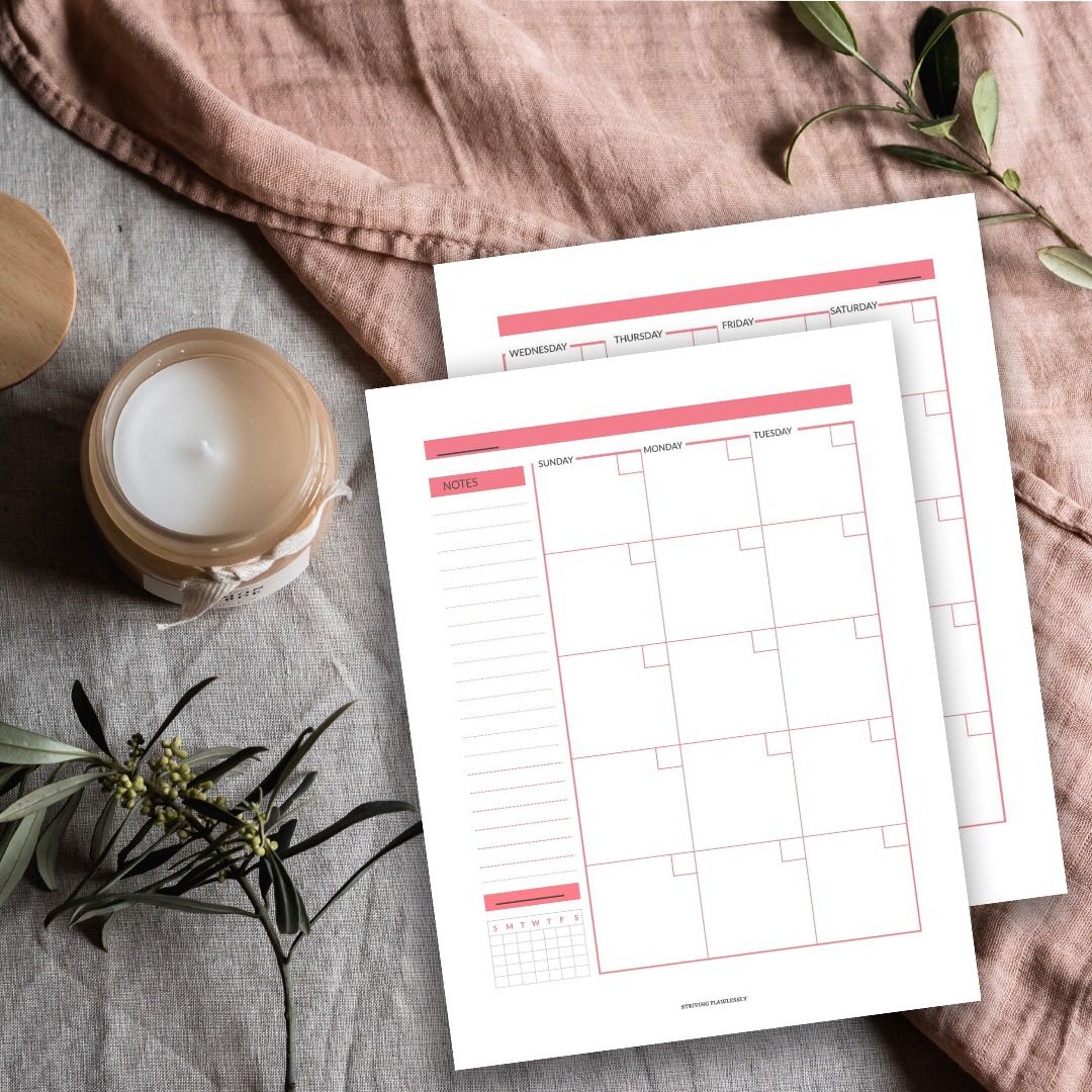 Striving Flawlessly Muslimah Planner: Undated Edition