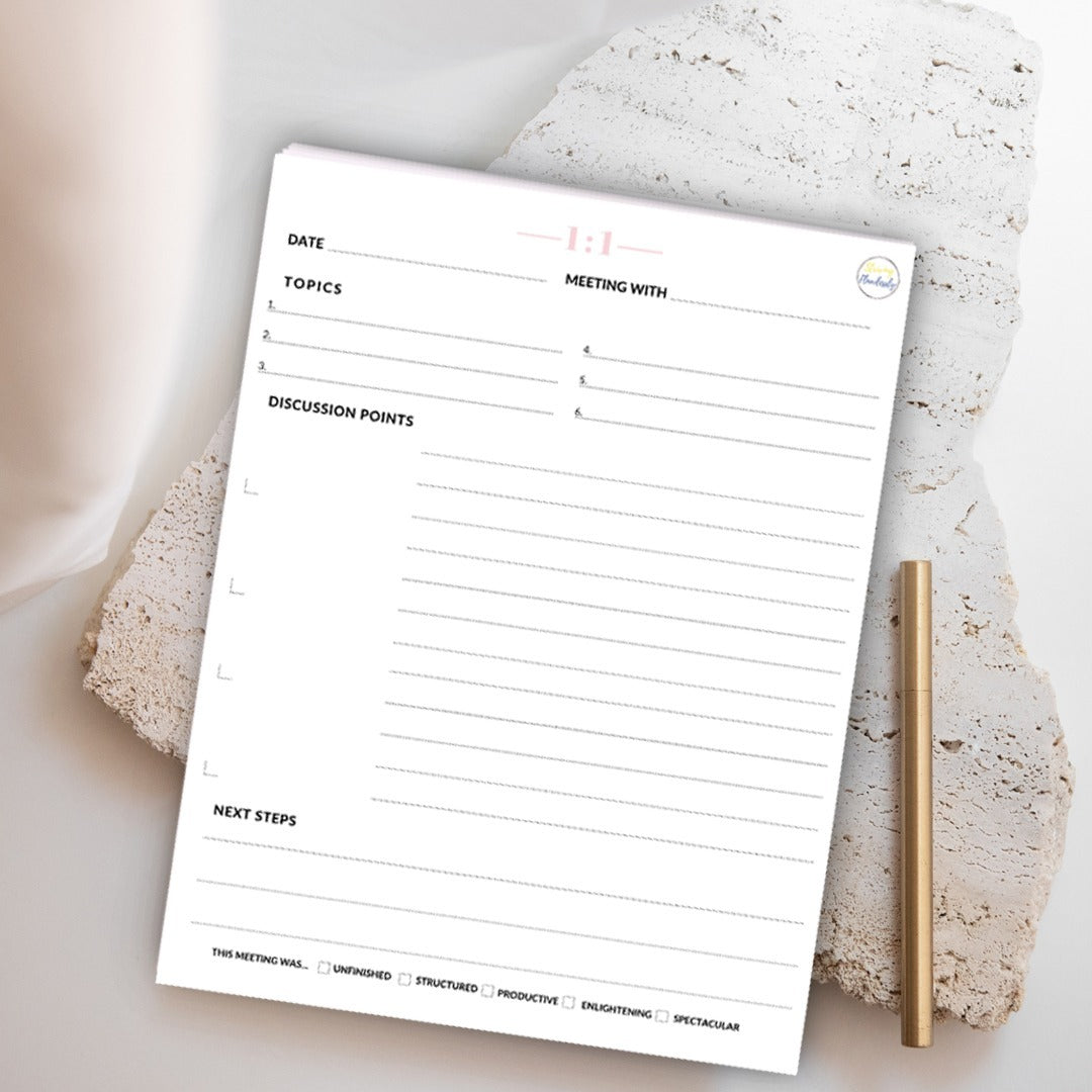 Meetings Notepad Set