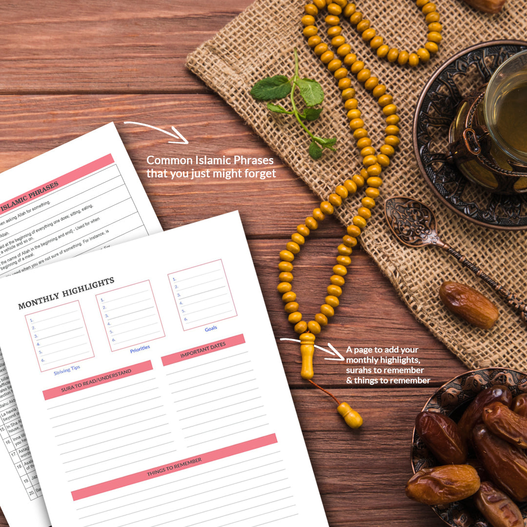 Striving Flawlessly Muslimah Planner: Undated Edition
