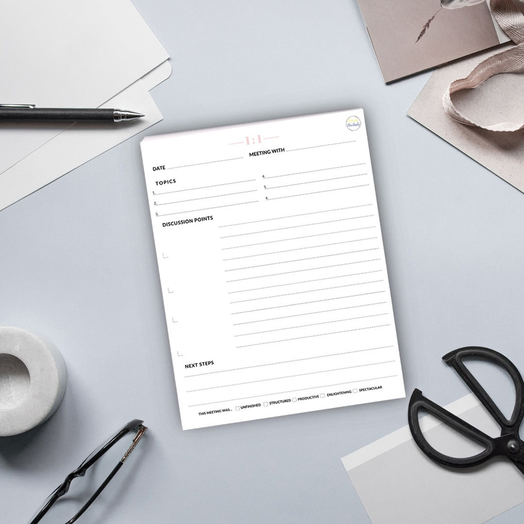 Meetings Notepad Set