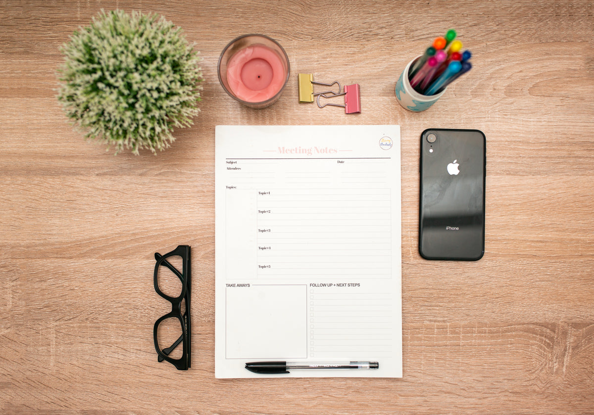 Meetings Notepad Set