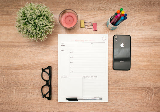 Meetings Notepad Set